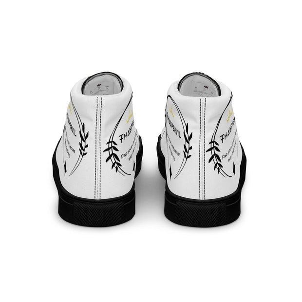Zapatillas de lona de caña alta para mujer - Thanpervil shop online