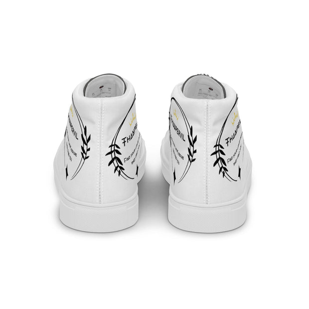 Zapatillas de lona de caña alta para mujer - Thanpervil shop online