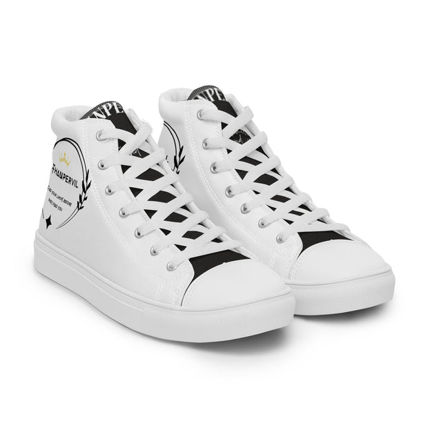 Zapatillas de lona de caña alta para mujer - Thanpervil shop online