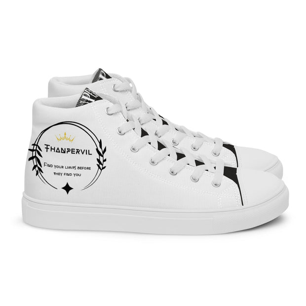 Zapatillas de lona de caña alta para mujer - Thanpervil shop online