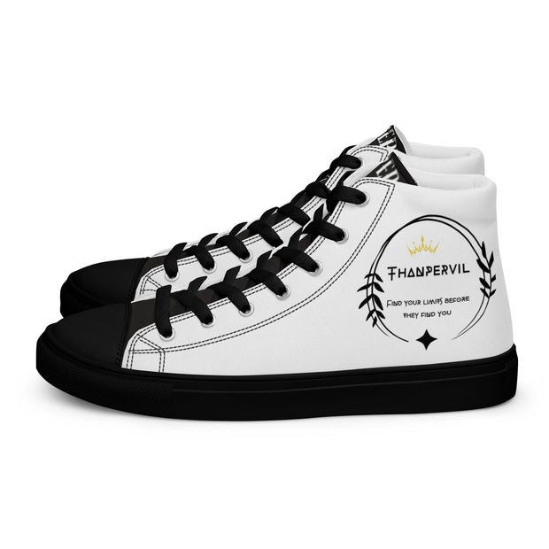 Zapatillas de lona de caña alta para mujer - Thanpervil shop online