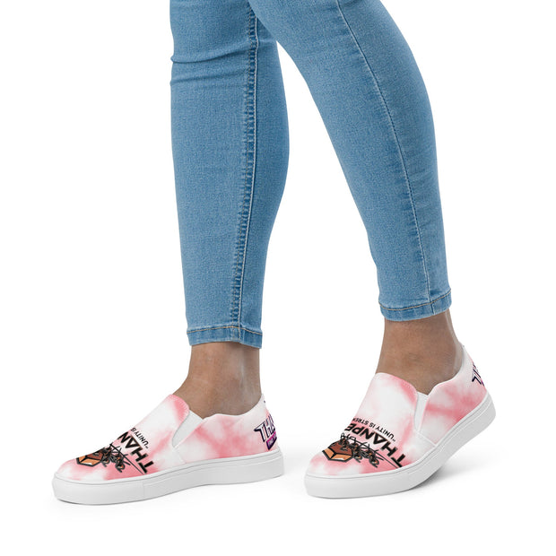 Zapatillas de lona sin cordones para mujer - Thanpervil shop online